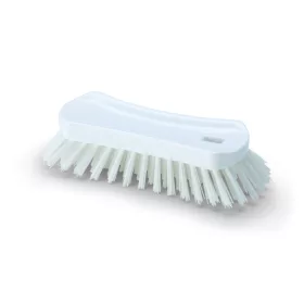  Igeax élelmiszeripari ergonómikus kézi súroló kefe fehér 0,75mm kemény sörtével