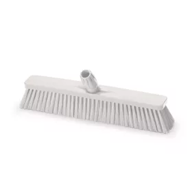   Igeax élelmiszeripari tolóseprű, partvis fej, 45cm, 0,3mm puha sörtével, fehér