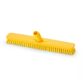   Igeax élelmiszeripari padlósúrolókefe 45cm széles sárga, 0,75mm kemény sörtével