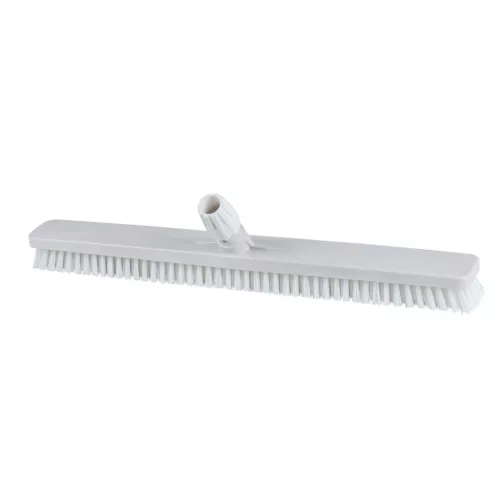 Igeax élelmiszeripari padlósúrolókefe rövid sörte 60cm széles fehér, 0,5mm közepes sörtével