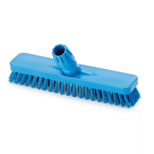 Igeax élelmiszeripari padlósúrolókefe 30cm széles, 0,5mm közepes sörtével, kék
