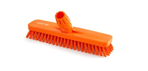 Igeax padlótisztító kefe 30cm széles narancssárga 0,5mm