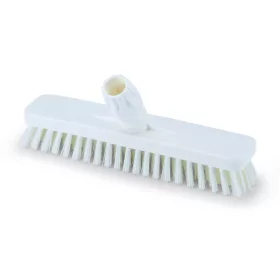   Igeax élelmiszeripari padlósúrolókefe 30cm széles fehér, 0,75mm kemény sörtével