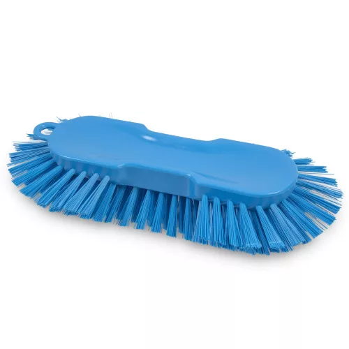 Igeax élelmiszeripari ergonomikus kézi kefe, nagy méretű, lekerekített végekkel, kék