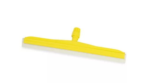 Igeax élelmiszeripari gumis padlólehúzó, univerzális nyélcsatlakozással, 55 cm sárga
