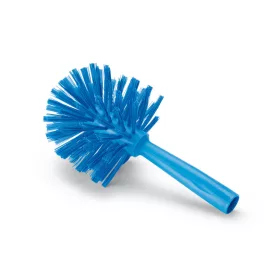   Igeax élelmiszeripari csőtisztító kefe, menetes nyélhez, 120mm kék