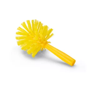   Igeax élelmiszeripari csőtisztító kefe, menetes nyélhez, 120mm sárga