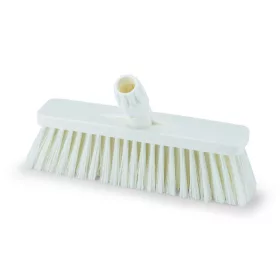   Igeax élelmiszeripari tolóseprű, partvis fej, 30 cm, 0,3mm puha sörtével, fehér