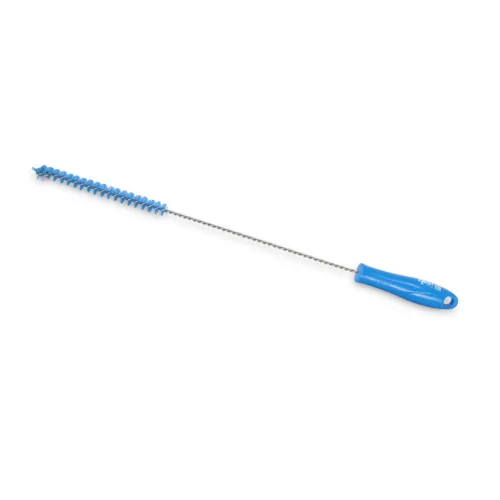 Igeax élelmiszeripari kémcső-, és üvegtisztító kefe, átmérő 10mm, hossz 50cm, kék