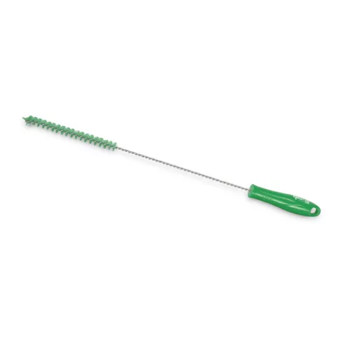 Igeax élelmiszeripari kémcső-, és üvegtisztító kefe, átmérő 10mm, hossz 50cm, zöld