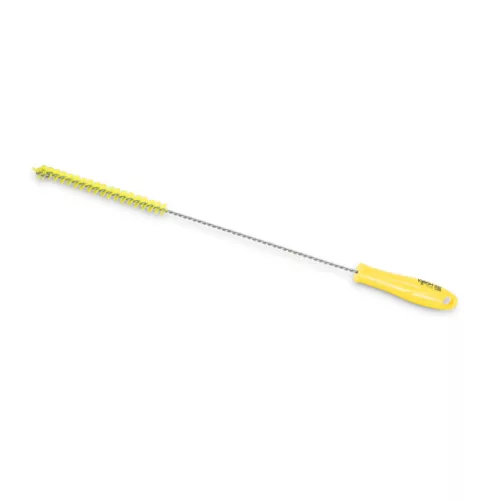 Igeax élelmiszeripari kémcső-, és üvegtisztító kefe, átmérő 10mm, hossz 50cm, sárga