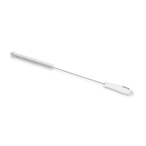 Igeax élelmiszeripari kémcső-, és üvegtisztító kefe, átmérő 20mm, hossz 50cm, fehér