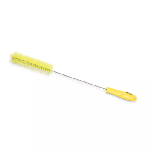Igeax élelmiszeripari kémcső-, és üvegtisztító kefe, átmérő 40mm, hossz 50cm, sárga