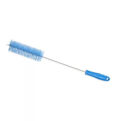 Igeax élelmiszeripari kémcső-, és üvegtisztító kefe, átmérő 50mm, hossz 50cm, kék