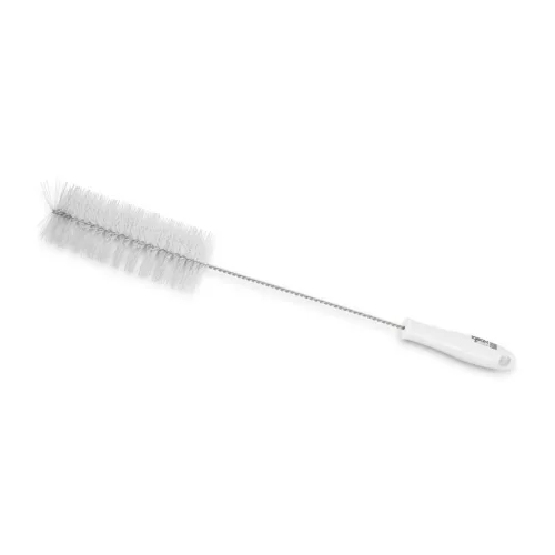 Igeax élelmiszeripari kémcső-, és üvegtisztító kefe, átmérő 60mm, hossz 50cm, fehér