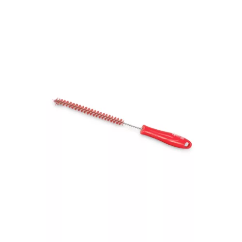 Igeax élelmiszeripari kémcső-, és üvegtisztító kefe, átmérő 15mm, hossz 30cm, piros