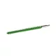 Igeax élelmiszeripari kémcső-, és üvegtisztító kefe fej, átmérő 13mm, hossz 23cm, zöld
