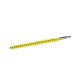 Igeax cső és üveg tisztító fej, átmérő 13mm, hossz 23cm, sárga