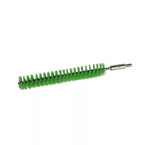 Igeax élelmiszeripari kémcső-, és üvegtisztító kefe fej, átmérő 25mm, hossz 23cm, zöld