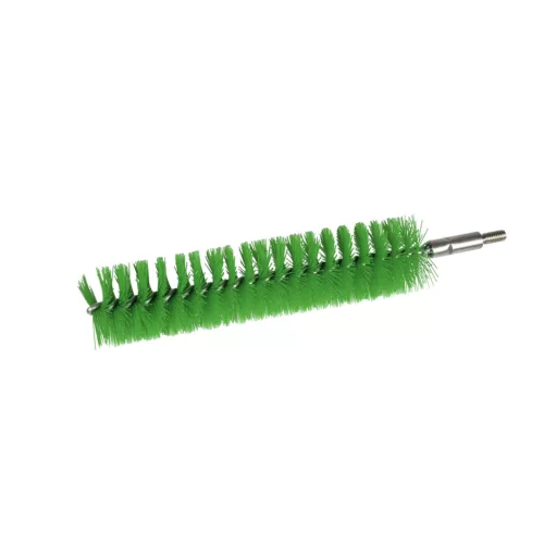 Igeax élelmiszeripari kémcső-, és üvegtisztító kefe fej, átmérő 38mm, hossz 23cm, zöld