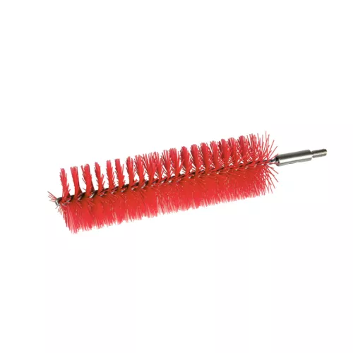 Igeax élelmiszeripari kémcső-, és üvegtisztító kefe fej, átmérő 50mm, hossz 23cm, piros