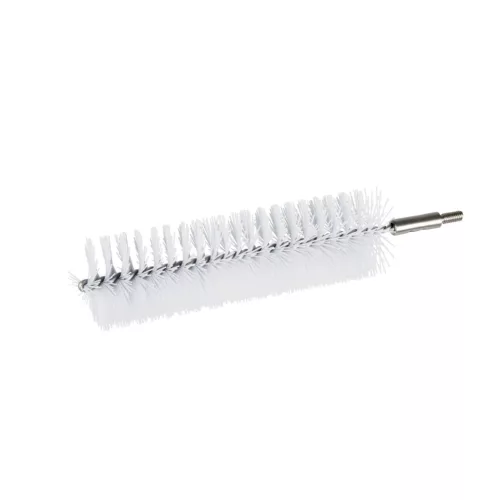 Igeax élelmiszeripari kémcső-, és üvegtisztító kefe fej, átmérő 50mm, hossz 23cm, fehér