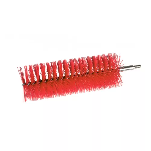 Igeax élelmiszeripari kémcső-, és üvegtisztító kefe fej, átmérő 64mm, hossz 23cm, piros