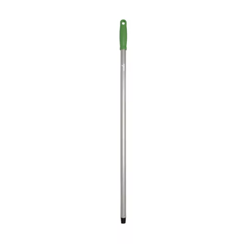 Igeax élelmiszeripari aluminium nyél menetes 80cm-es 22 mm átmérőjű, zöld