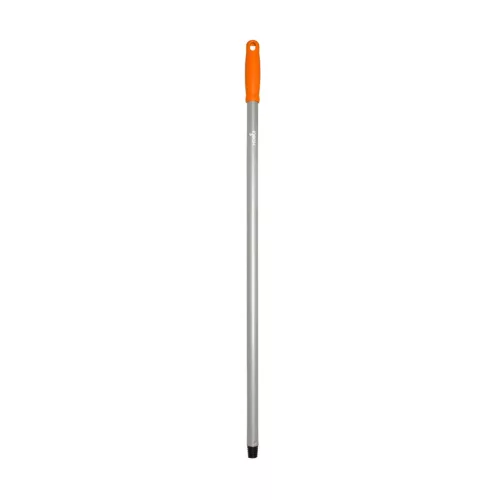 Igeax élelmiszeripari aluminium nyél menetes 80cm-es 22 mm átmérőjű, narancssárga