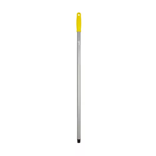 Igeax élelmiszeripari aluminium nyél menetes 80cm-es 22 mm átmérőjű, sárga