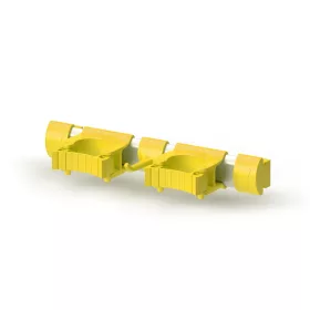  Igeax élelmiszeripari eszköz, nyéltartó 30cm - 2 tartó + 1 kampó, sárga