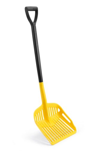 Igeax élelmiszeripari szita lapát nagy 350x150x1100mm sárga