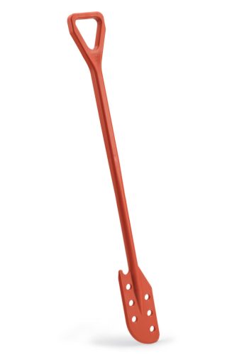 Igeax keverőlapát / kaparó lukacsos 130 mm x 1200 mm piros