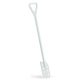 Igeax keverőlapát / kaparó lukacsos 130 mm x 1200 mm fehér