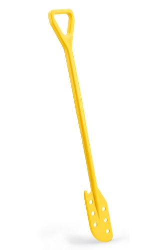 Igeax keverőlapát / kaparó lukacsos 130 mm x 1200 mm sárga