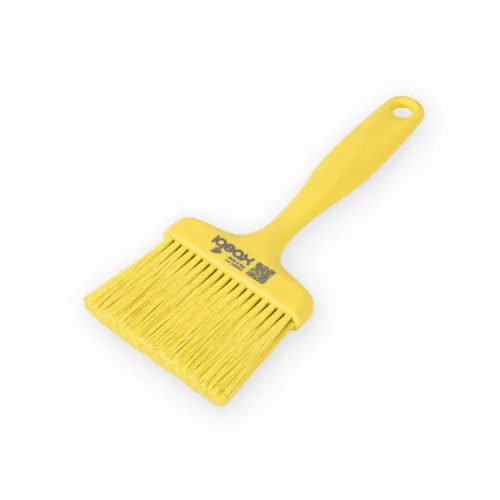 Igeax élelmiszeripari ecset lapos sárga 85mm széles 0,2 mm puha sörtével