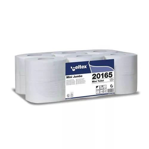 Celtex Mini toalettpapír 2 réteg, cellulóz, 160m, 12 tekercs/zsugor
