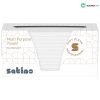 Satino Wepa Supersoft többcélű V hajtogatott törlőkendő 2 réteg, fehér, 22x21cm, 15x200 lap/karton