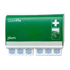   Plum QuickFix ragtapaszadagoló 2 x 45 db fémszálas (detektálható) ragtapasszal