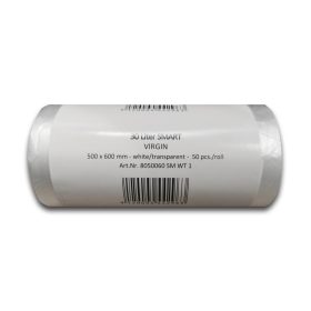 Folistar HNAT szemeteszsák fehér/átlátszó 50x60cm 30L HDPE 50 db/tekercs   Folistar HNAT szemeteszsák fehér/átlátszó 50x60cm 30L HDPE 50 db/tekercs