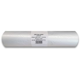   Folistar HNAT Szemeteszsák átlátszó HDPE 70x110 cm 135L 25db/tekercs