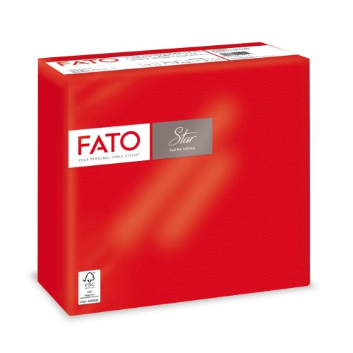 Fato Sztár szalvéta 2 rétegű 38x38cm piros 40 szál/csomag 