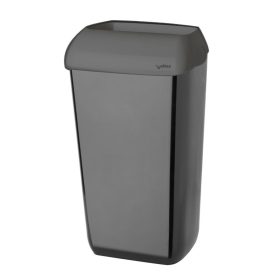 Celtex falra szerelhető, nyitott fedeles kuka, 23 L fekete