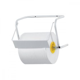   Mar plast falra szerelhető ipari törlő tartó, fém, fehér