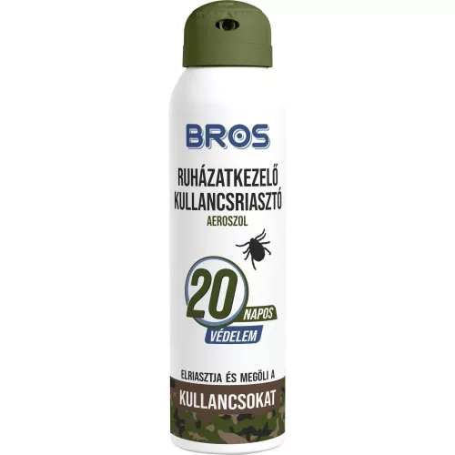 Bros Ruházatkezelő kullancsirtó/riasztó aeroszol 90ml