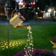 Napelemes locsolókanna LED lámpás, vízsugár-effekttel, meleg fehér IP44