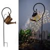Napelemes locsolókanna LED lámpás, vízsugár-effekttel, meleg fehér IP44