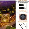 Napelemes locsolókanna LED lámpás, vízsugár-effekttel, meleg fehér IP44