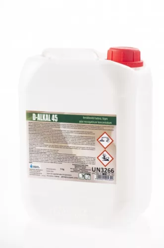 D-Alkal 45 fertőtlenítő hatású, lúgos gépi mosogatószer koncentrátum 5kg