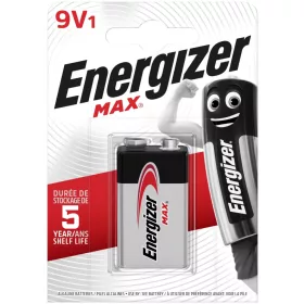 Energizer Max Alkáli 9V Elem B1
